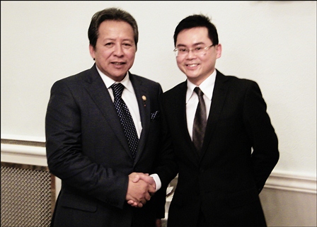 Vincent Teo and The Minister of Foreign Affairs of Malaysia